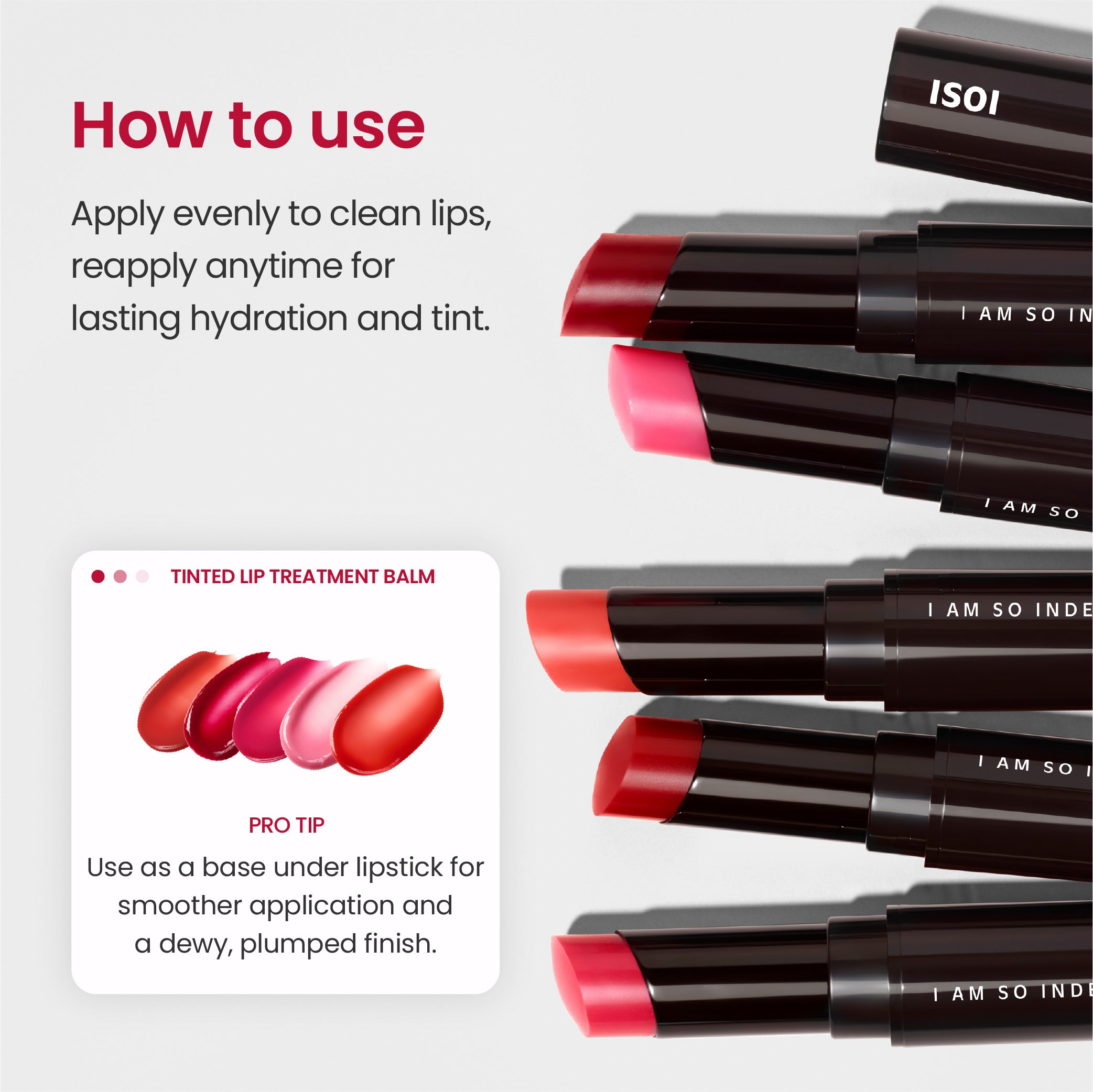 Lip Treatment Balm (Pure Red)